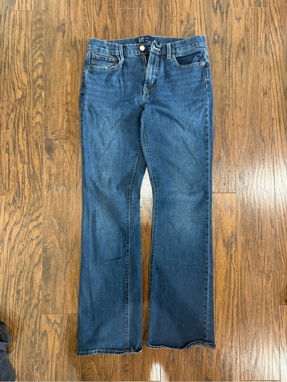 GAP Women’s Boot Cut Jeans in Dark Blue Denim